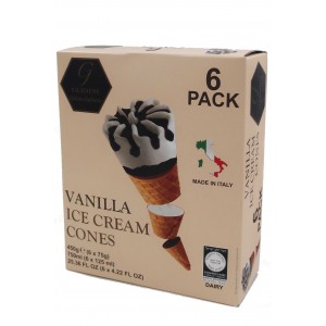 Glidini Ice Cream Cones  Vanilla